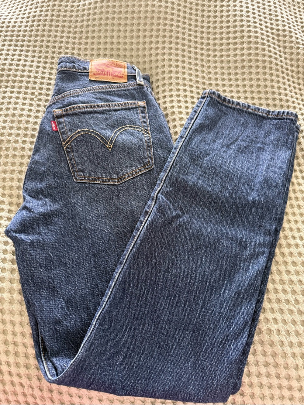 501 Levi's Blue Women's Straight-Leg Jeans